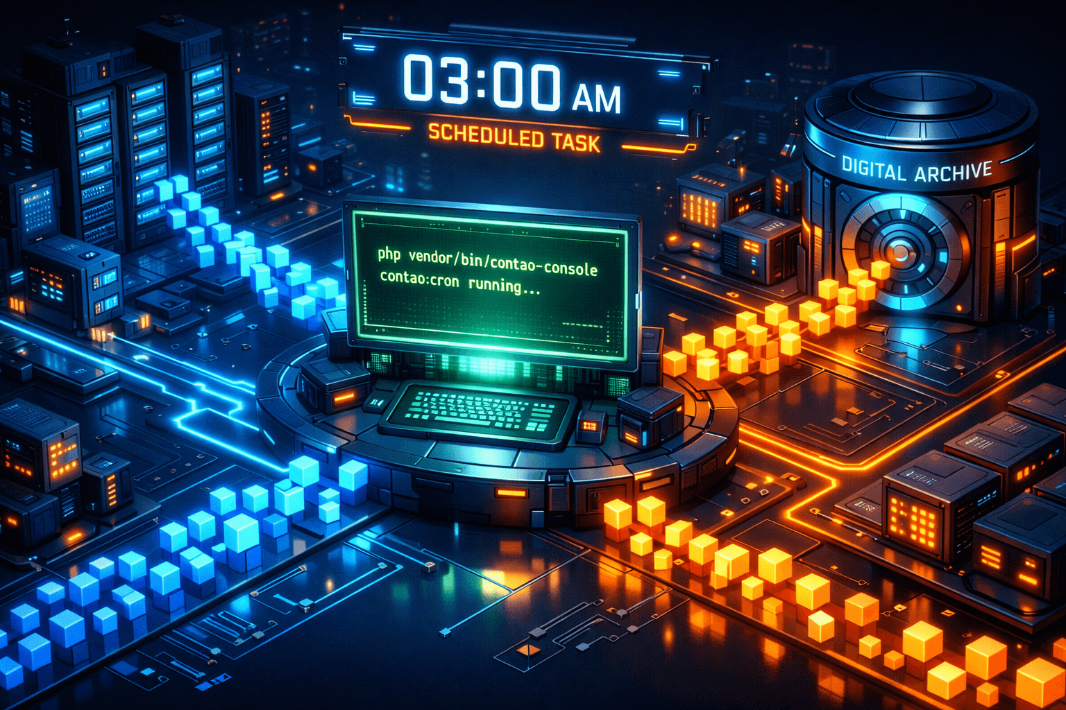 Contao 5 Console Commands: Automatisierung & Hintergrund-Jobs