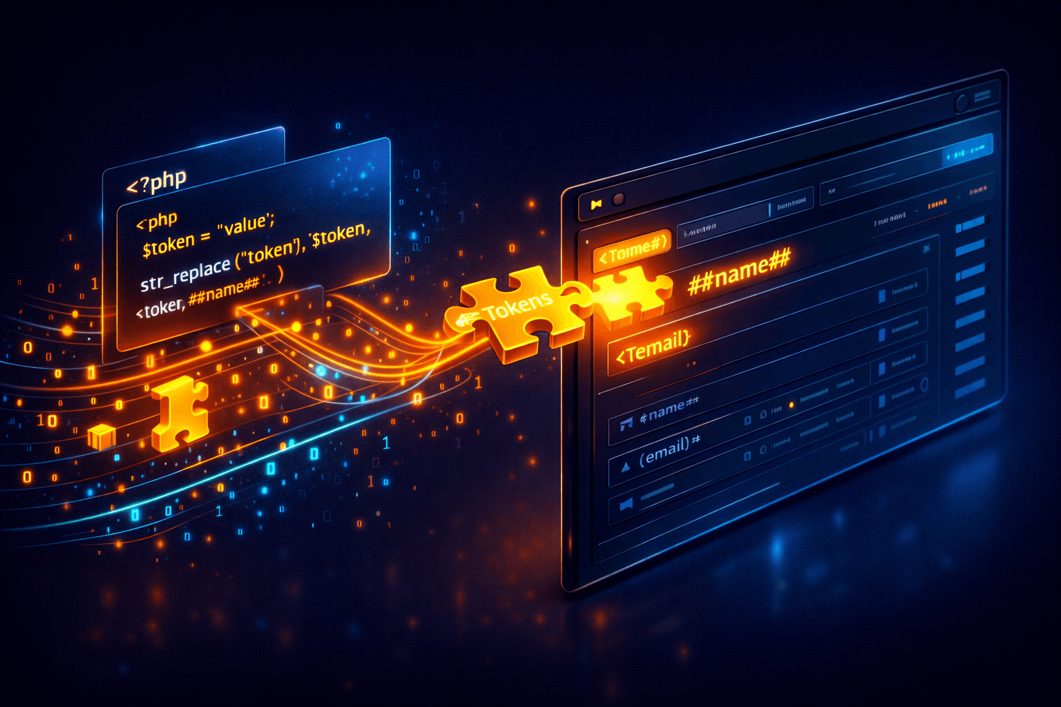 Darstellung von Token Definitions und Event Subscribern im Notification Center