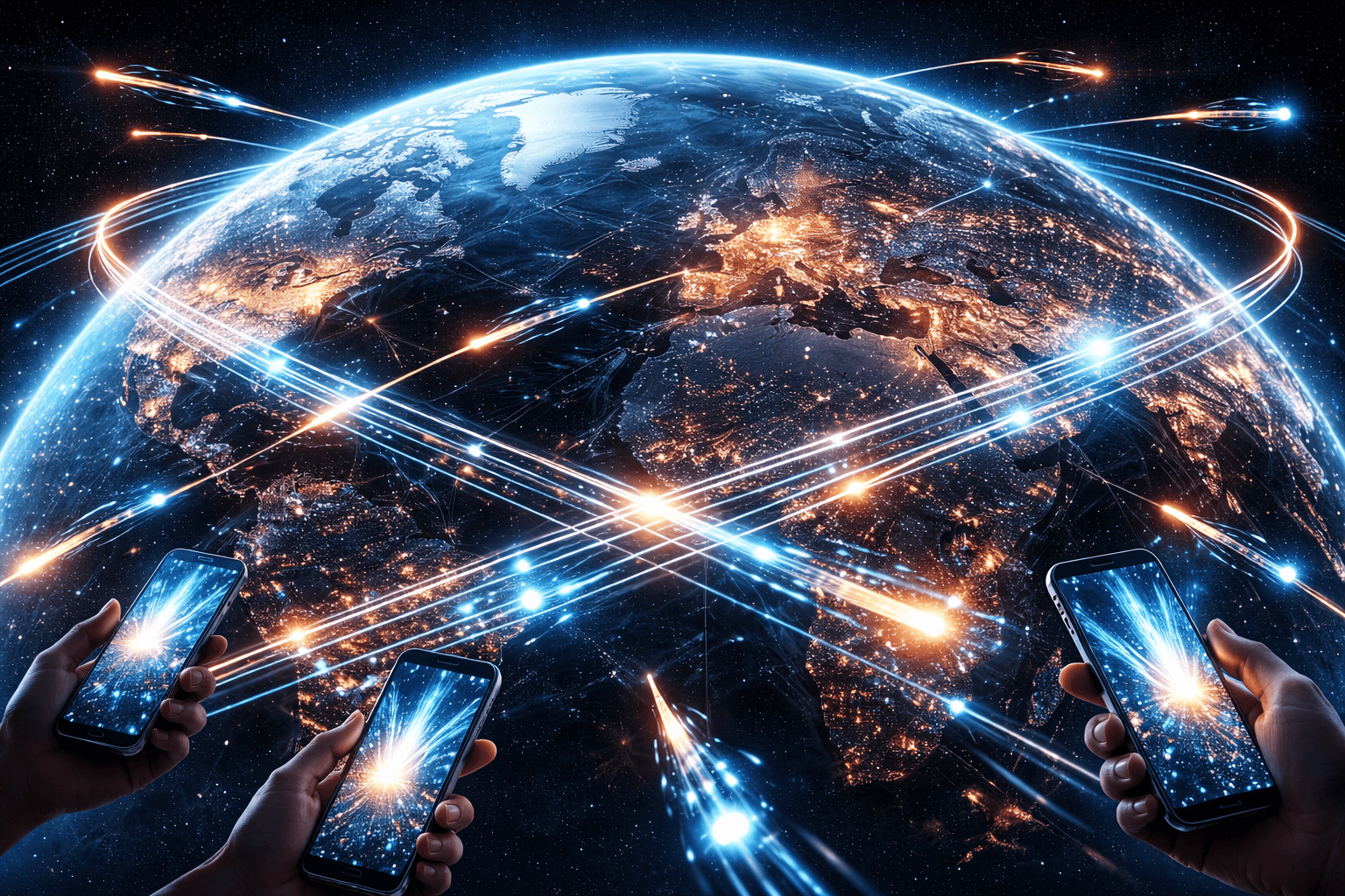 Globale Datenübertragung durch Edge-Netzwerke und CDNs