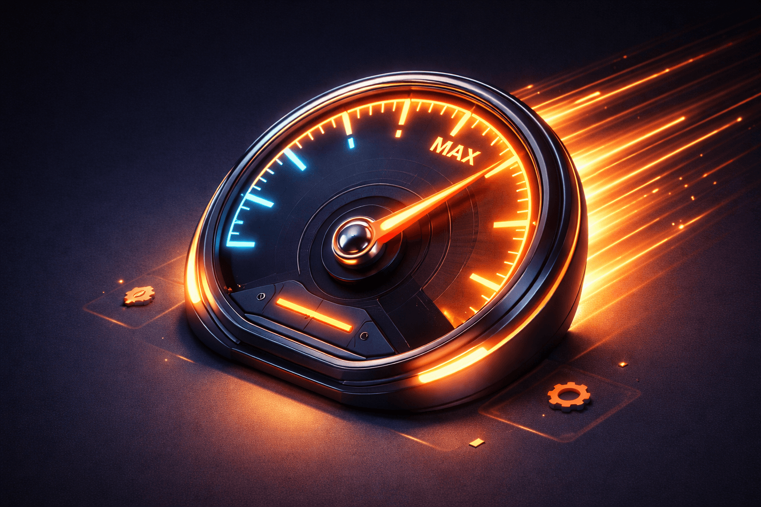 Ein Tacho im roten Bereich