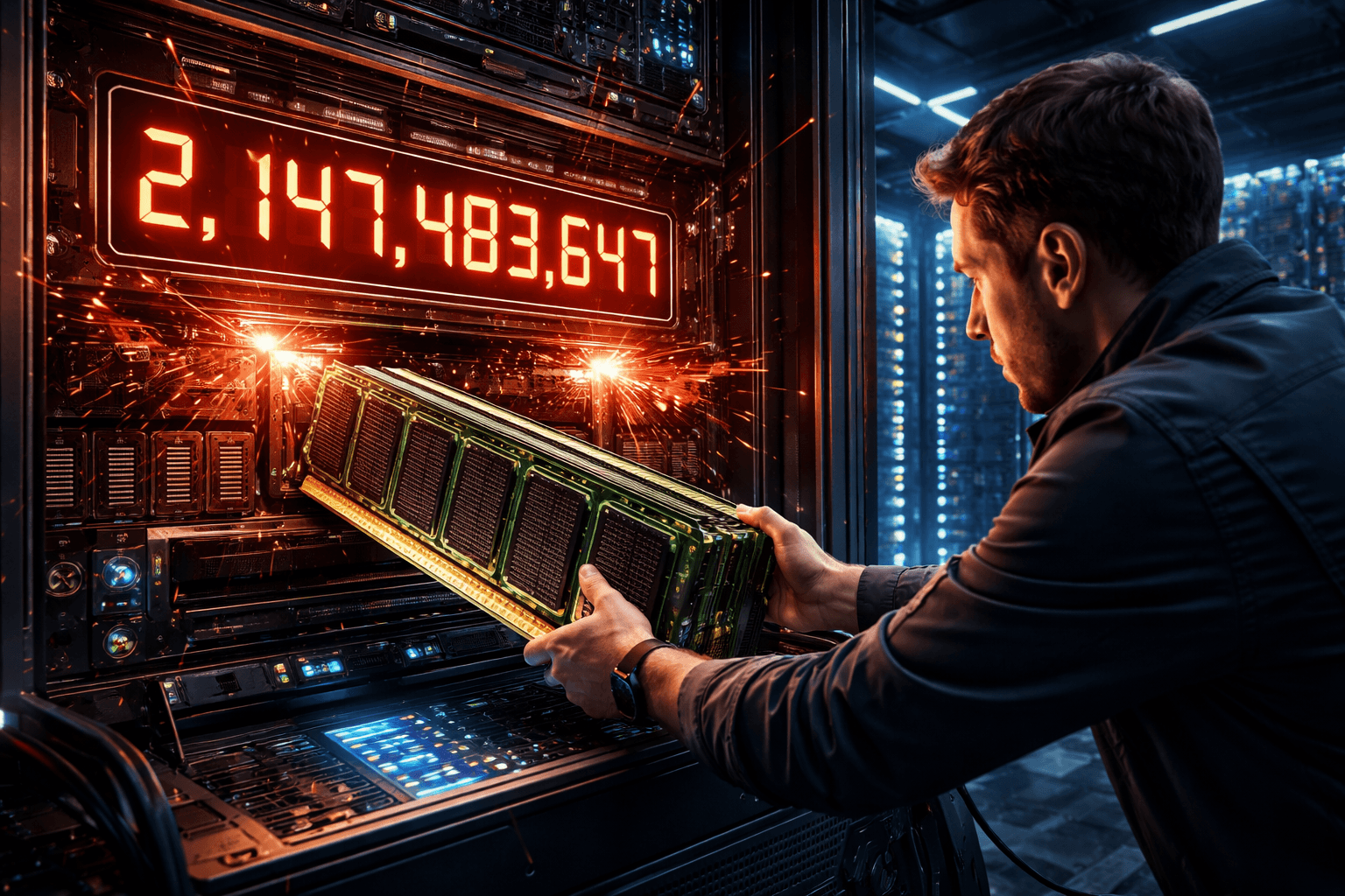 Techniker verhindert Integer Overflow in alter Datenbank