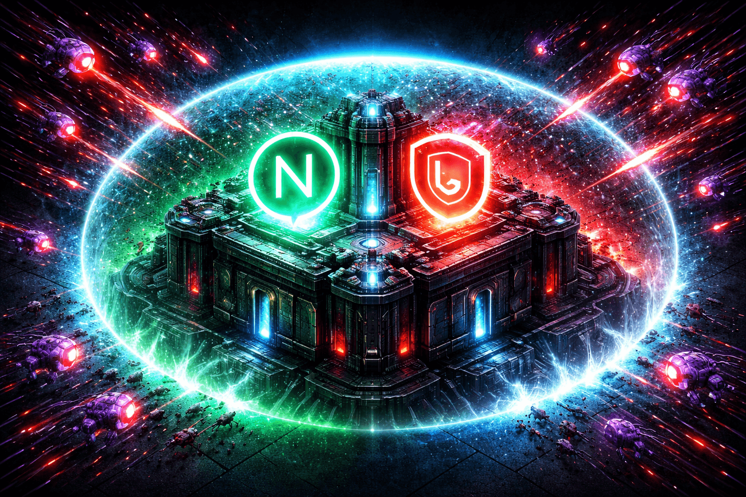 Eine unzerstörbare Laravel-Festung wehrt alle bösartigen Angriffe aus dem Netz ab.