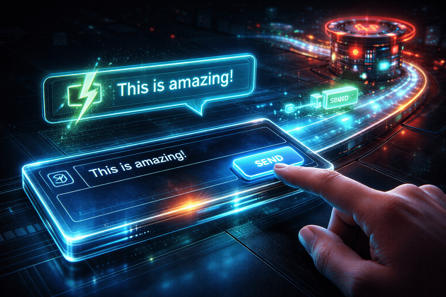 Ein Kommentar erscheint dank Optimistic UI sofort auf dem Bildschirm, bevor der Server antwortet.