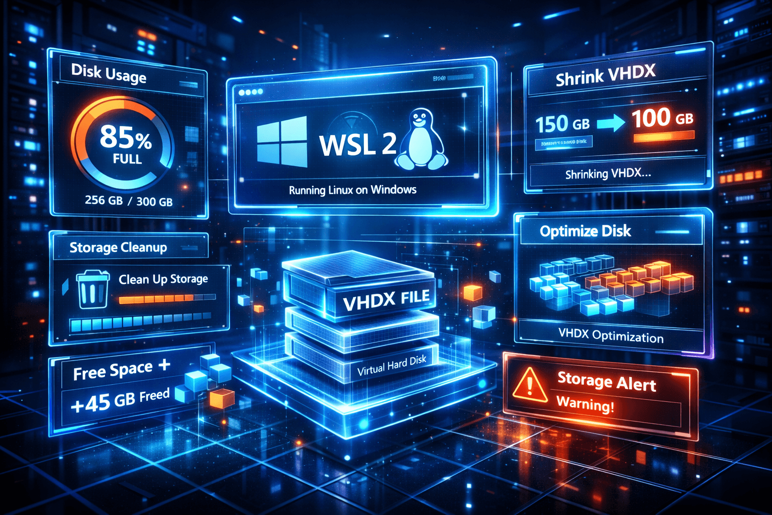 Storage-Maintenance – Wenn die virtuelle Festplatte (VHDX) zu groß wird