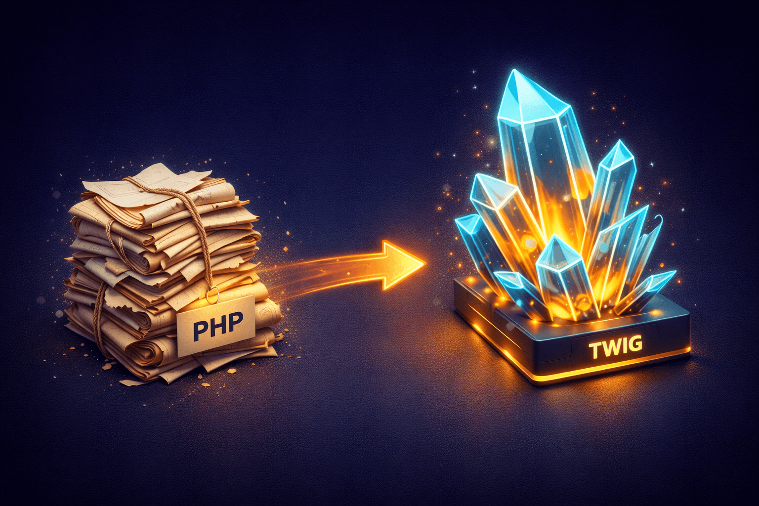 Von PHP zu Twig: Die Evolution Evolution von alten PHP-Templates zu modernen Twig-Templates